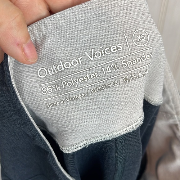 OUTDOOR VOICES COLORBLOCK LEGGINGS - Picture 4 of 4